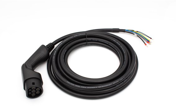 SMARTFOX Ladekabel für Pro Charger, 7m 3phasig, Typ 2